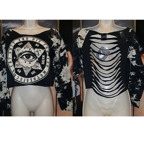 Too Fast Rat Baby Tops - Too Fast 💀LAST ONE💀 Top Eat Sh@t Die Motherfcker